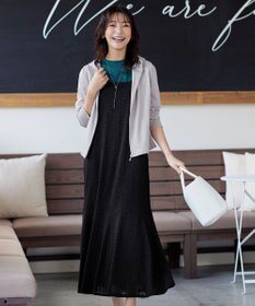 Tiaclasse 【洗える】ストレッチレースキャミワンピース