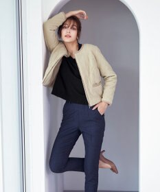 Tiaclasse ボアキルトショートジャケット