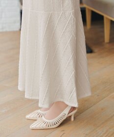 Tiaclasse 【洗える】ストレッチレースキャミワンピース