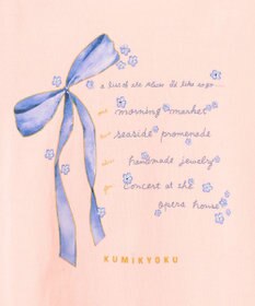 組曲 KIDS 【110-140㎝】リボンリスト Tシャツ