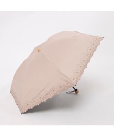 UNBILLION カシュネ cachenez / 【晴雨兼用】【日傘】UV カット率99％以上 PU軽量フラワー刺繍ミニ折りたたみ傘