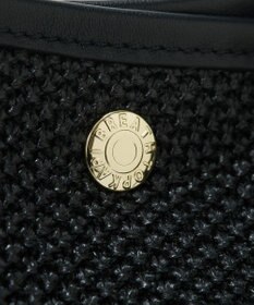 TOPKAPI 【Breath TOPKAPI】レザーコンビ 雑材風 シンプル トートバッグ チャーム付き　A4 / 軽量