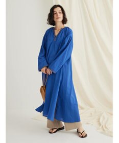 CRAFT STANDARD BOUTIQUE ★インドコットン　ボタニカル刺繍ワンピース