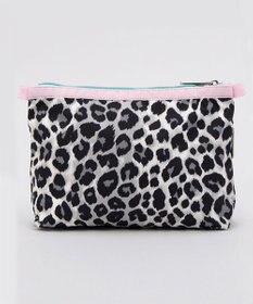 LeSportsac COSMETIC CLUTCH/ニュートラルレオパード/ライラック
