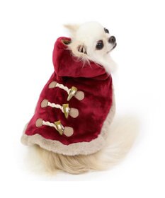 PET PARADISE ペットパラダイス ダッフル ポンチョ 《レッド》 小型犬