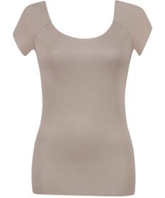 Wing インナー 【綿の贅沢オーガニック フラットタイプ】 オーガニックコットン混素材 ひびきにくくさらっと薄くて軽い ２分袖 EL1248 ウイング／ワコール