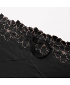 UNBILLION カシュネ cachenez / 【晴雨兼用】【日傘】UV カット率99％以上 PU軽量フラワー刺繍ミニ折りたたみ傘