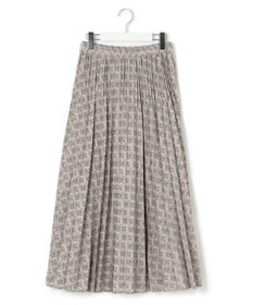 J.PRESS YORK STREET 【WOMEN】タイルプリント プリーツスカート