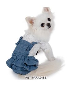 PET PARADISE ペットパラダイス レース襟 パンツつなぎ 小型犬　