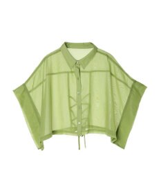 Green Parks ＥＧＯＩＳＴ　短丈シアーシャツ