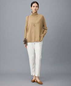 自由区 S ウォームレーヨンストレッチハイネック ニット