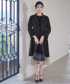 Tiaclasse L 【ダブルクロス・洗える】テーラードジャケット