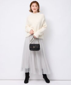 23区 【洗える】チュール プリーツ スカート