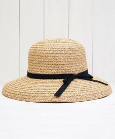 石田製帽 ペーパーブレードミックス　ワイドカサブランカ