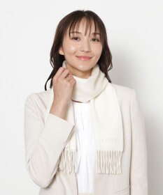 MOONBAT FURLA(フルラ）カシミヤ100％ 無地 プチマフラー