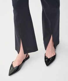 uncrave プリーツリブ スリットパンツ