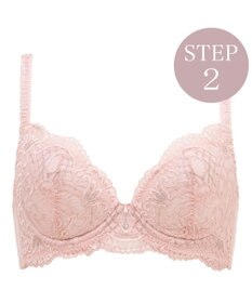 BRADELIS New York 【BRADELIS New York/ 育乳ブラ・STEP2 寄せる】ベルステップ2ブラ24A2 補正ブラ 谷間を作るブラジャー CA124309