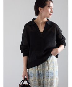 Te chichi メッシュスキッパーポロニット