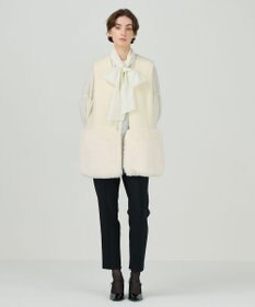 GRACE CONTINENTAL モヘアシャギーベスト