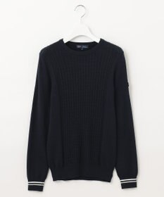 23区GOLF 【WOMEN】【洗える】格子柄  カラーニット