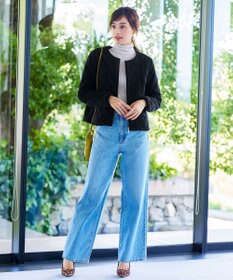 Tiaclasse ボアキルトショートジャケット