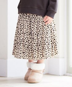 ANY KIDS レオパードスカート