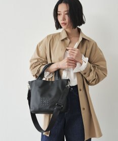 russet 《Souffle TOTE》レザー2WAYトートバッグ（SF-288）