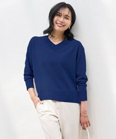 UNFILO L マイビューティ Vネック ニット