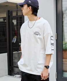 WEGO 【ユニセックス着用ITEM】アクセ付きストレートロゴT（SS）