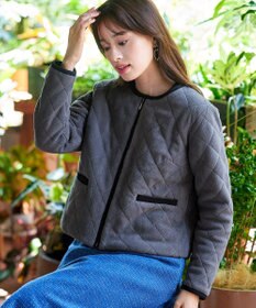 Tiaclasse ボアキルトショートジャケット