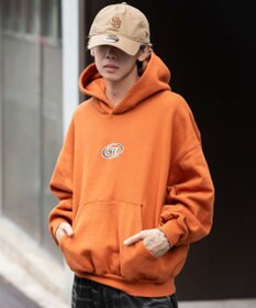 WEGO 【ユニセックス着用ITEM/裏起毛】バルーンクロップドグラフィックプルパーカー