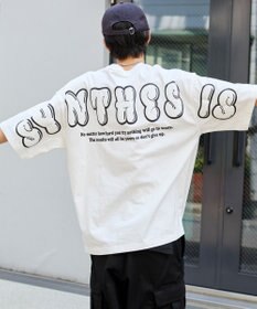 WEGO 【ユニセックス着用ITEM】アクセ付きストレートロゴT（SS）