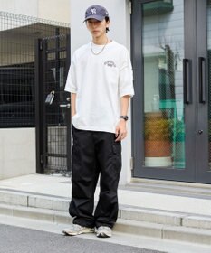 WEGO 【ユニセックス着用ITEM】アクセ付きストレートロゴT（SS）