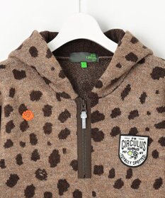 PW CIRCULUS 【WOMEN】SNOW LEOPARD柄フーディー