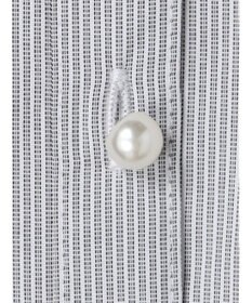 Green Parks パール釦ストライプシャツ