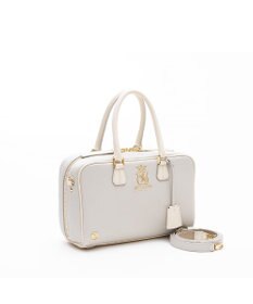 A.D.M.J. 【牛革】モーツァルト/バイカラーボストン25cm(ショルダーストラップ付)