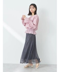 earth music&ecology シャーリングシアーブラウス