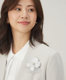 J.PRESS LADIES シアー コサージュ
