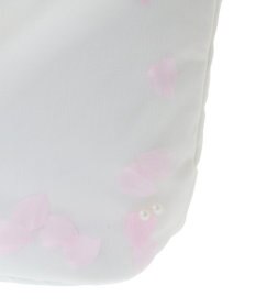 Maison de FLEUR マリエペタルパールフリルハンドルトートバッグ