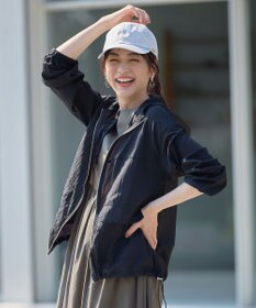 ANY 【WEB限定】シアーフードブルゾン