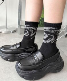 WEGO グラフィックデザインソックス