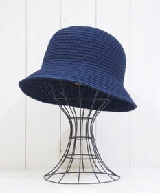 石田製帽 インディゴコットンブレード　バケットハット
