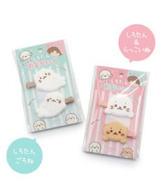 Mother garden しろたん ぷっくり 前髪クリップ 2個入り 《ごろね/しろたん＆らっこいぬ》 単品