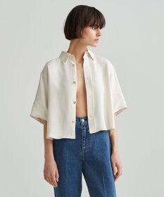 NAVE 【ReNAVE　洗える】アセテートギャバシャツ