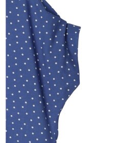 Green Parks ドット柄タックスリーブブラウス