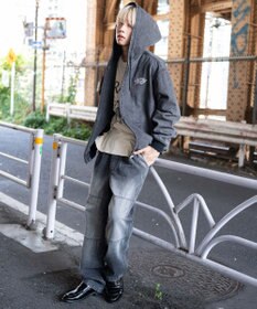 WEGO 【ユニセックス着用ITEM/MLサイズ展開】ワーカーズフードブルゾン