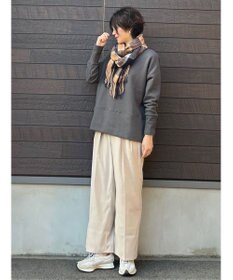 Green Parks カシミヤライクチェックストール