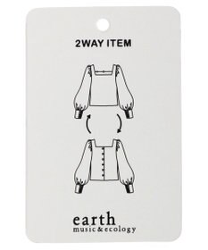 earth music&ecology ２ｗａｙストラップブラウス