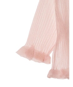 earth music&ecology シアーラメフリルカーディガン