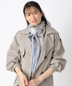 MOONBAT FURLA シルクカシミヤジャカードストール／幅55cm